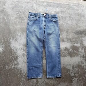 VTG Levis 505 Jeans Mens 38x30 Blue Regular Fit Straight leg Denim Medium Wash